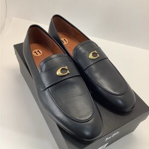 Men's Coach Sculpted C Black Loafers size 11 Sculpt NEW in original box